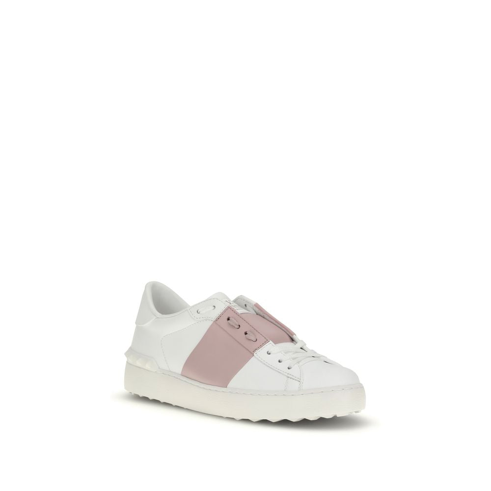 Valentino Garavani Weiße Bos Taurus Kalbsleder Athletic Sneaker