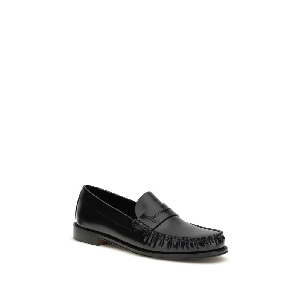Tom Ford Schwarze "Bos Taurus" Kalbsleder Loafer zum Hineinschlüpfen
