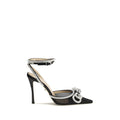MACH & MACH Black Silk High Heels