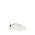 PINKO Weiße Low-Top-Sneaker aus Kalbsleder Bos Taurus