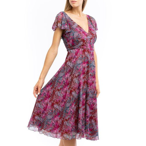 Patrizia Pepe Violettes Polyester-Freizeitkleid