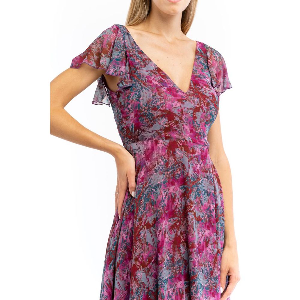 Patrizia Pepe Violettes Polyester-Freizeitkleid