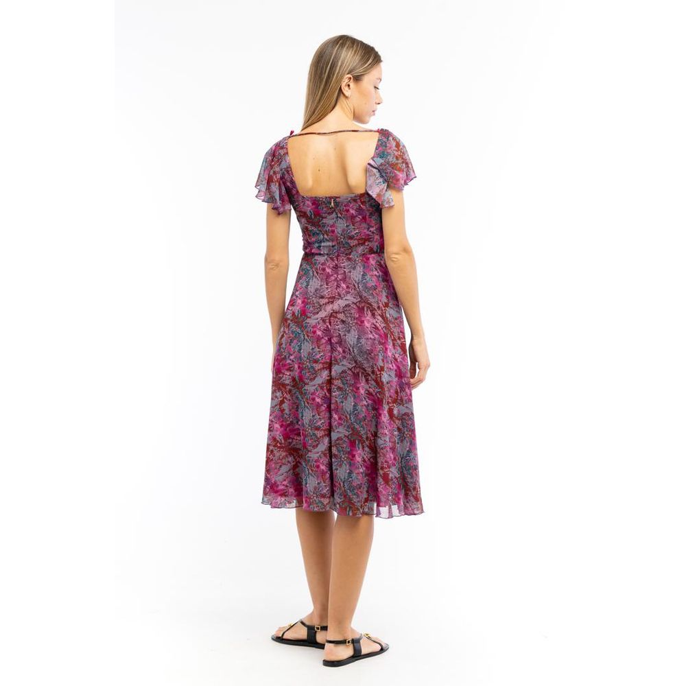 Patrizia Pepe Violettes Polyester-Freizeitkleid