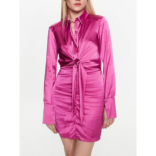 Patrizia Pepe Lila Viskose Freizeitkleid