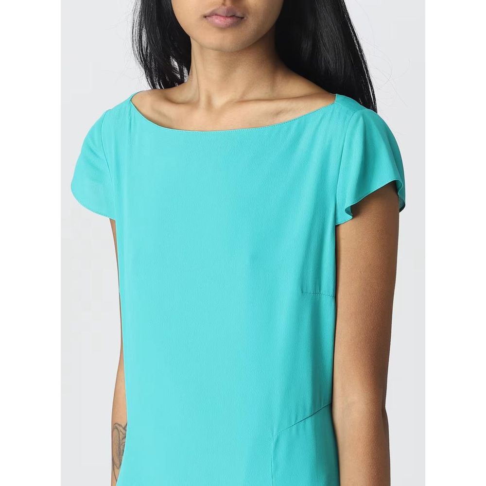 Patrizia Pepe Grünes Viskose-Freizeitkleid