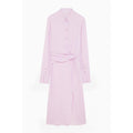 Patrizia Pepe Lila Kupferfarbenes Freizeitkleid