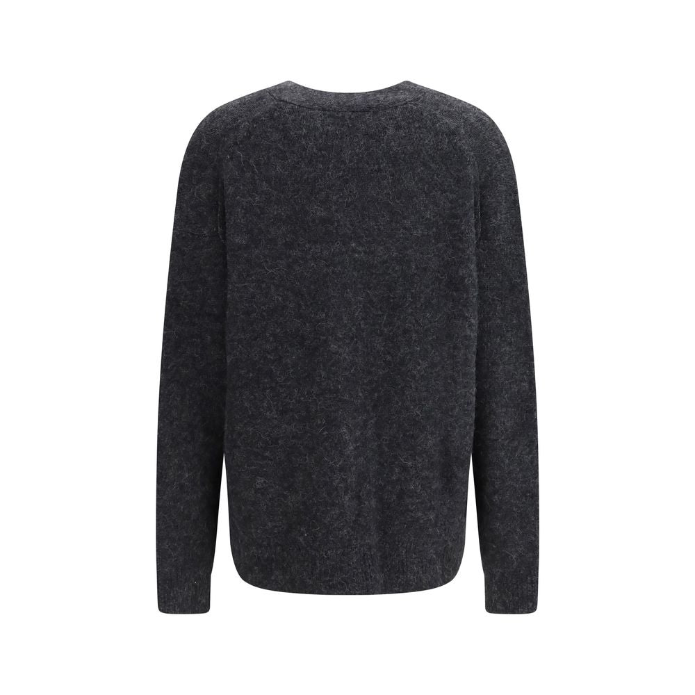 Marant Etoile Grauer Alpaka Vicugna Pacos Cardigan