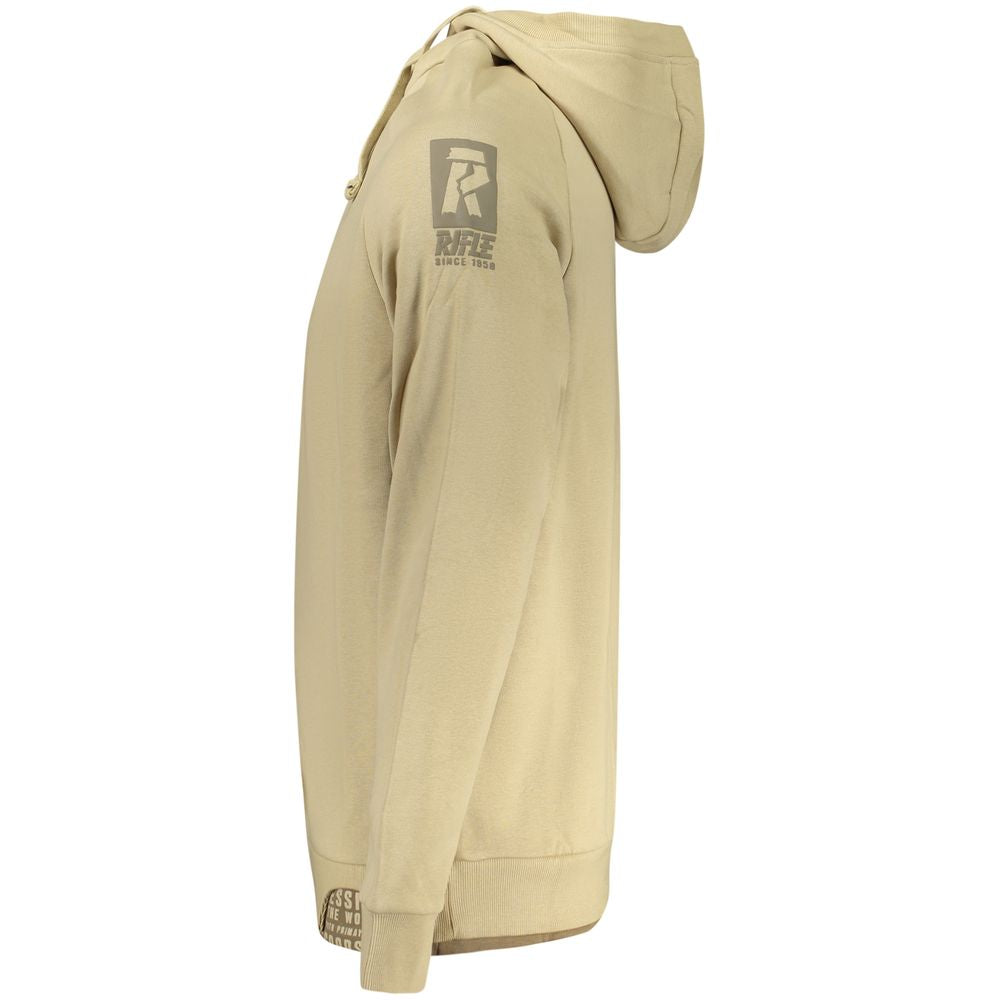 Men's Rifle Beige Cotton Sweatshirt