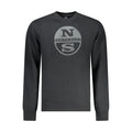 North Sails Schwarzer Baumwoll-Herren-Sweatshirt