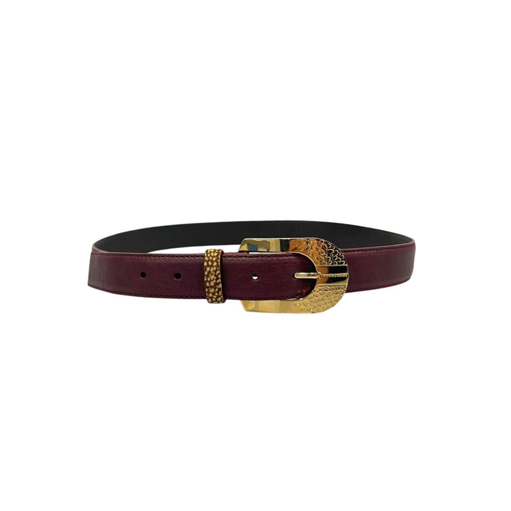 Borbonese Roter Ledergürtel für Damen