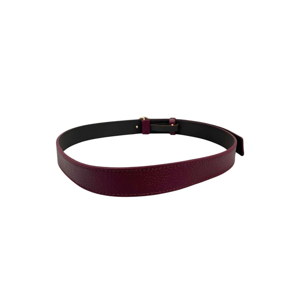 Borbonese Roter Gürtel aus echtem Leder für Damen
