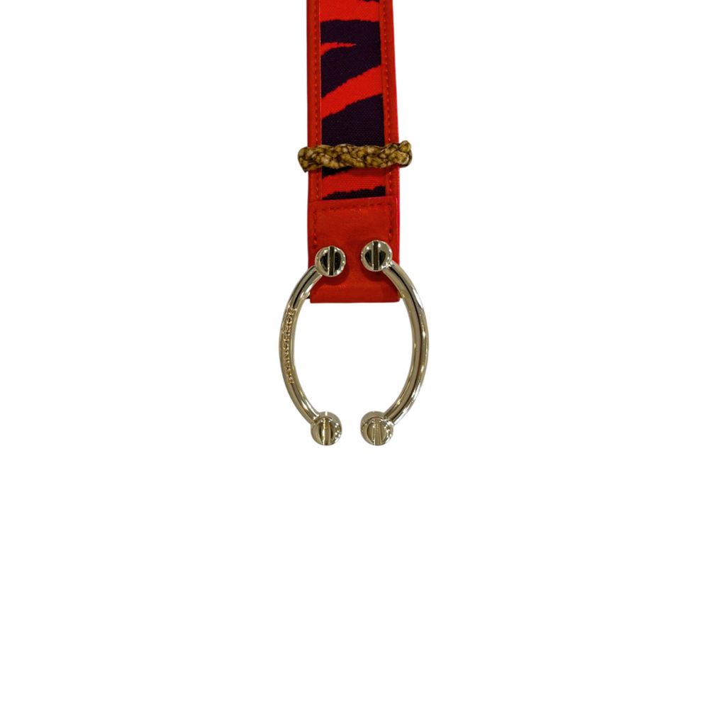 Borbonese Orange Leather Women's Belt
