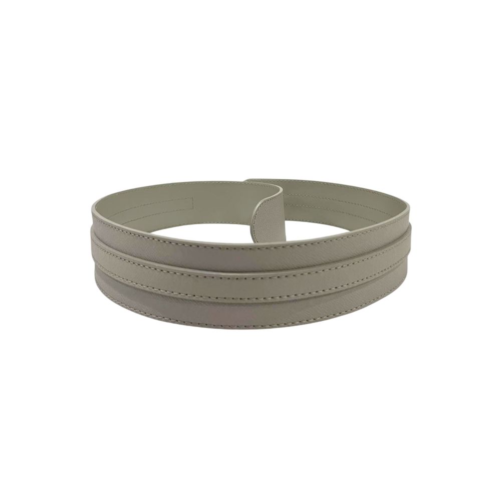 Borbonese Women's Grey Genuine Leather Belt