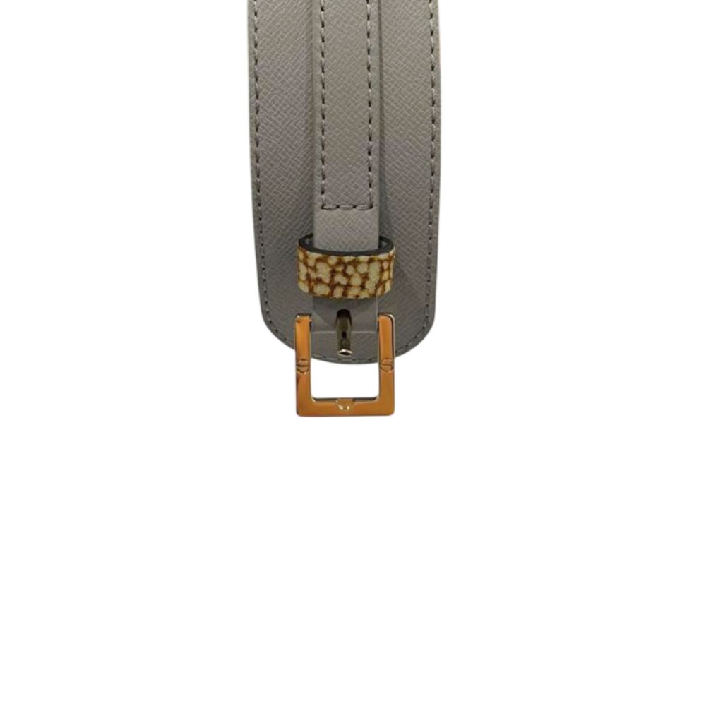 Borbonese Women's Grey Genuine Leather Belt
