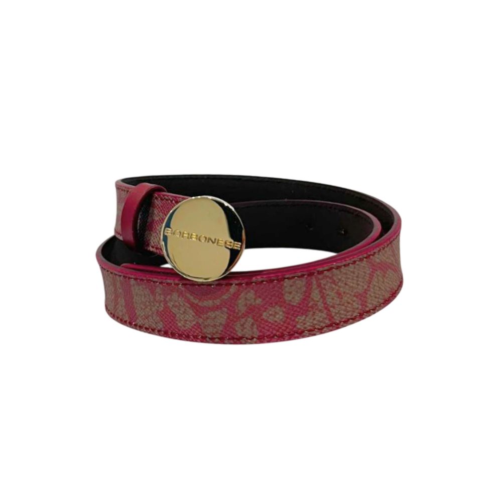 Borbonese Women's Red Genuine Leather Belt