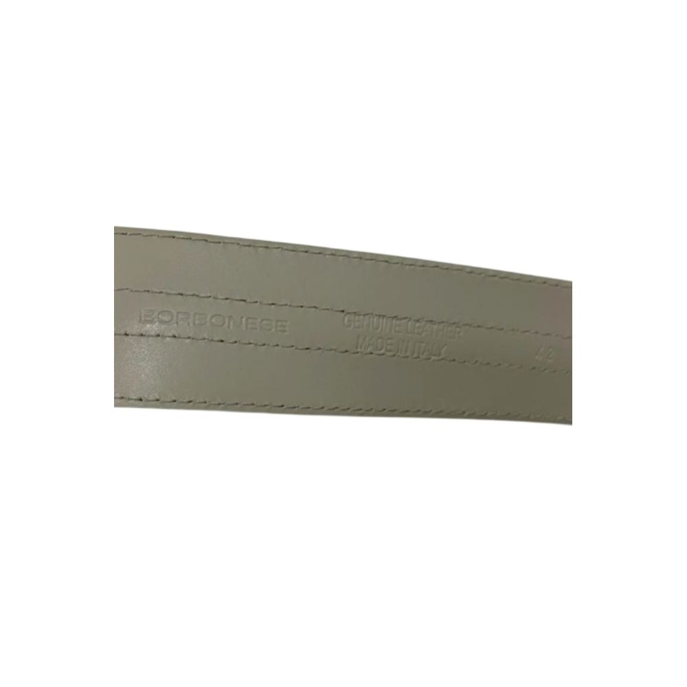 Borbonese Women's Grey Genuine Leather Belt
