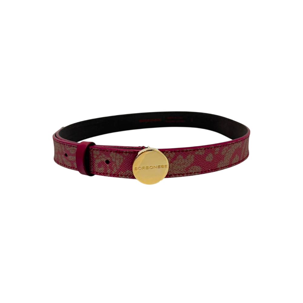 Borbonese Women's Red Genuine Leather Belt