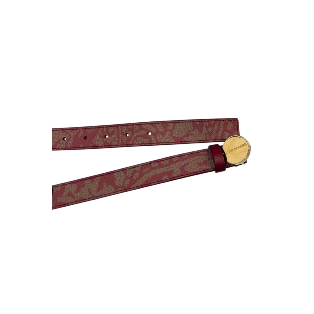 Borbonese Women's Red Genuine Leather Belt
