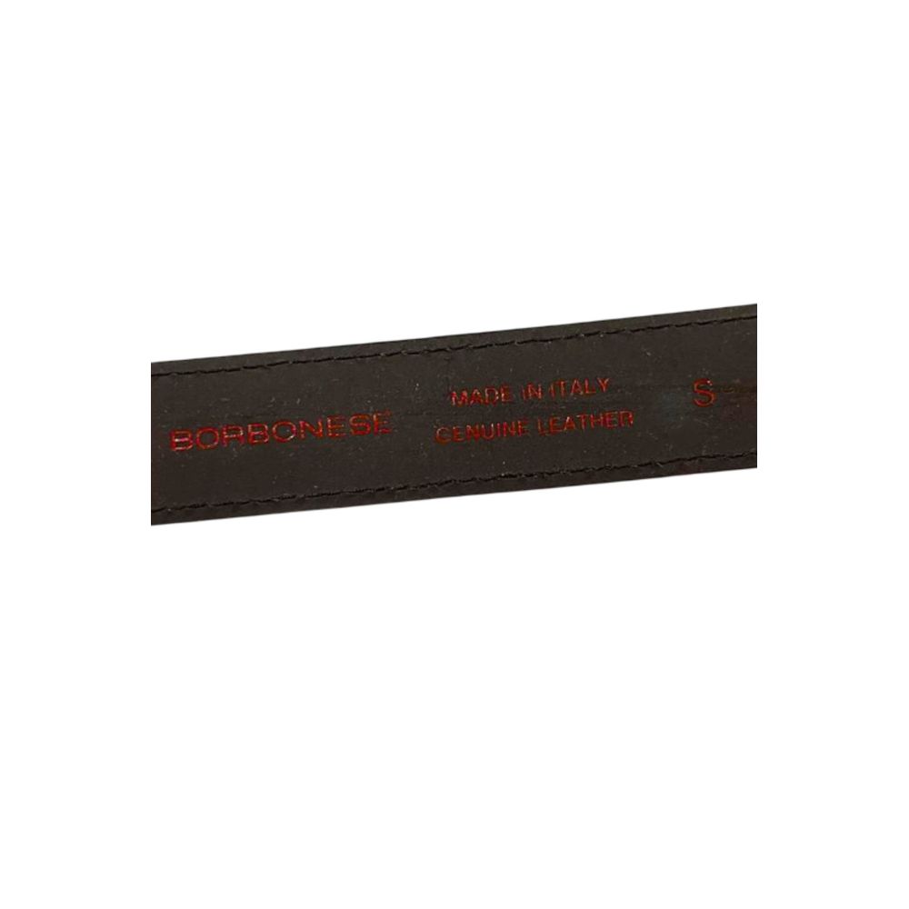 Borbonese Women's Red Genuine Leather Belt