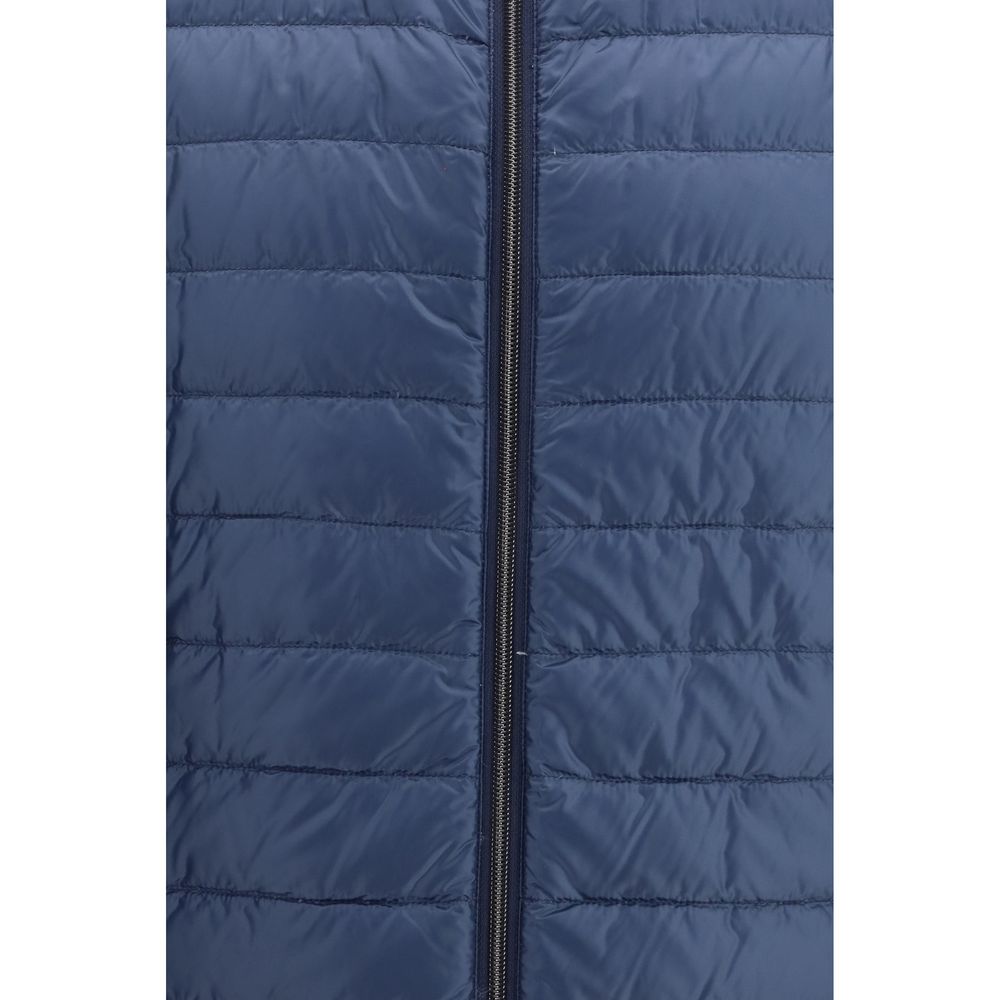 Herno Weiße Polyamid-Ärmellose Jacke