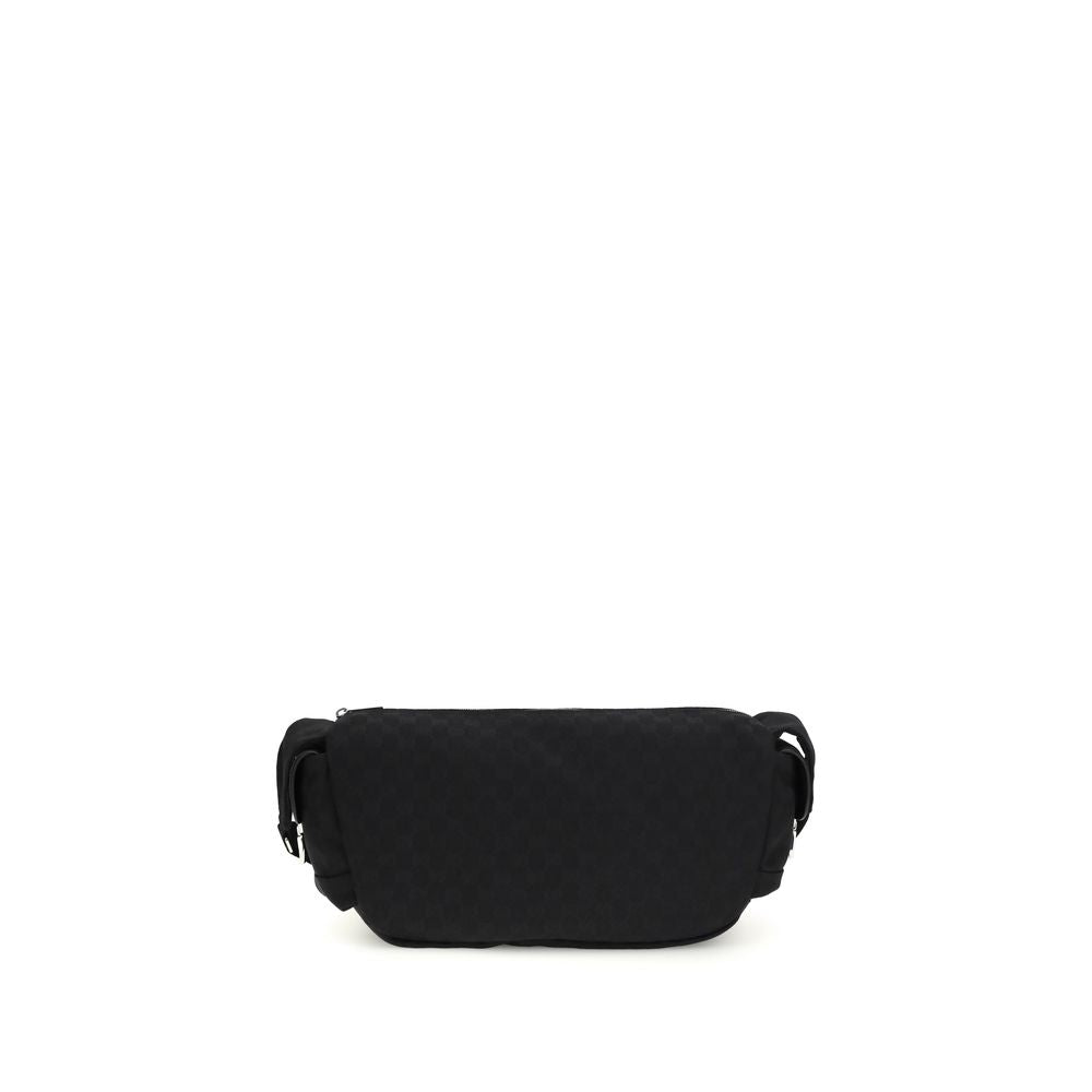 Gucci Schwarze Schultertasche aus Polyester