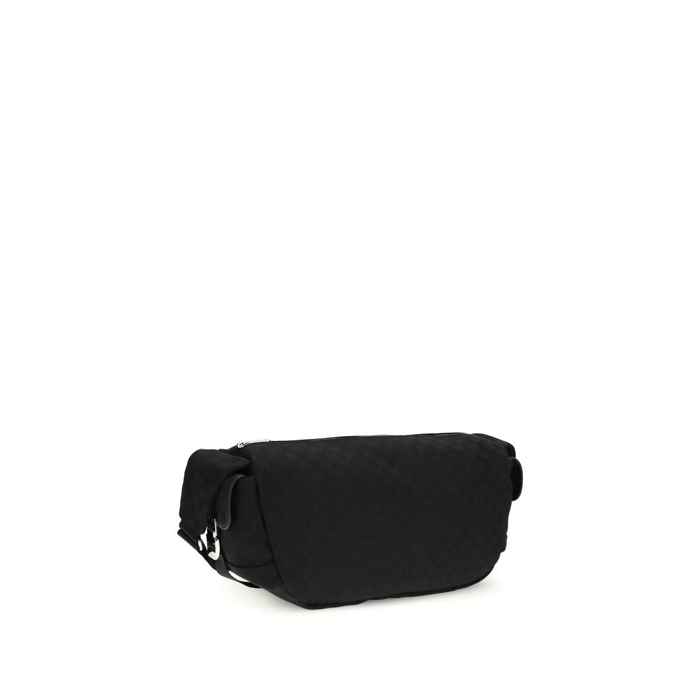 Gucci Schwarze Schultertasche aus Polyester