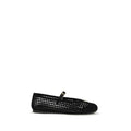 Prada Schwarze Ballerinas aus Baumwolle