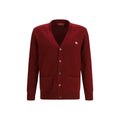 Gucci Bordeaux Woll-Strickjacke