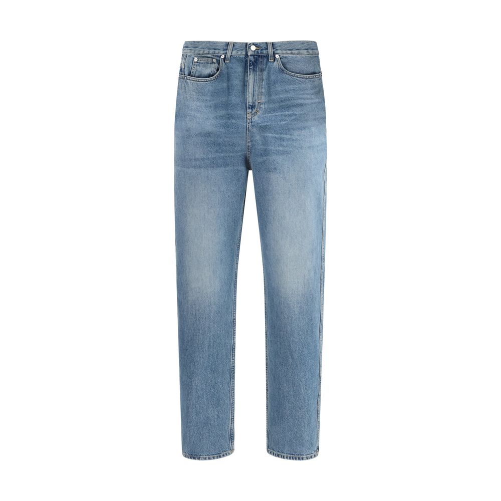 Gucci Blaue Baumwoll-Jeans im Slim Fit