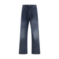 Balenciaga Blue Cotton Relaxed-Fit Jeans