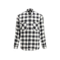 Amiri Schwarzes Baumwollhemd mit Muster