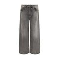 Golden Goose Grey Relaxed Fit Cotton Jeans