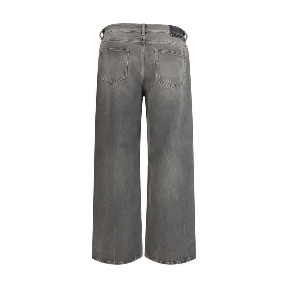 Golden Goose Grey Relaxed Fit Cotton Jeans
