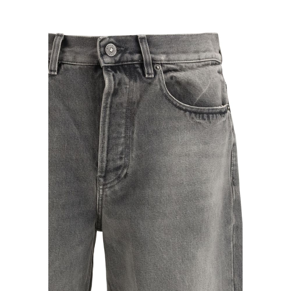 Golden Goose Grey Relaxed Fit Cotton Jeans