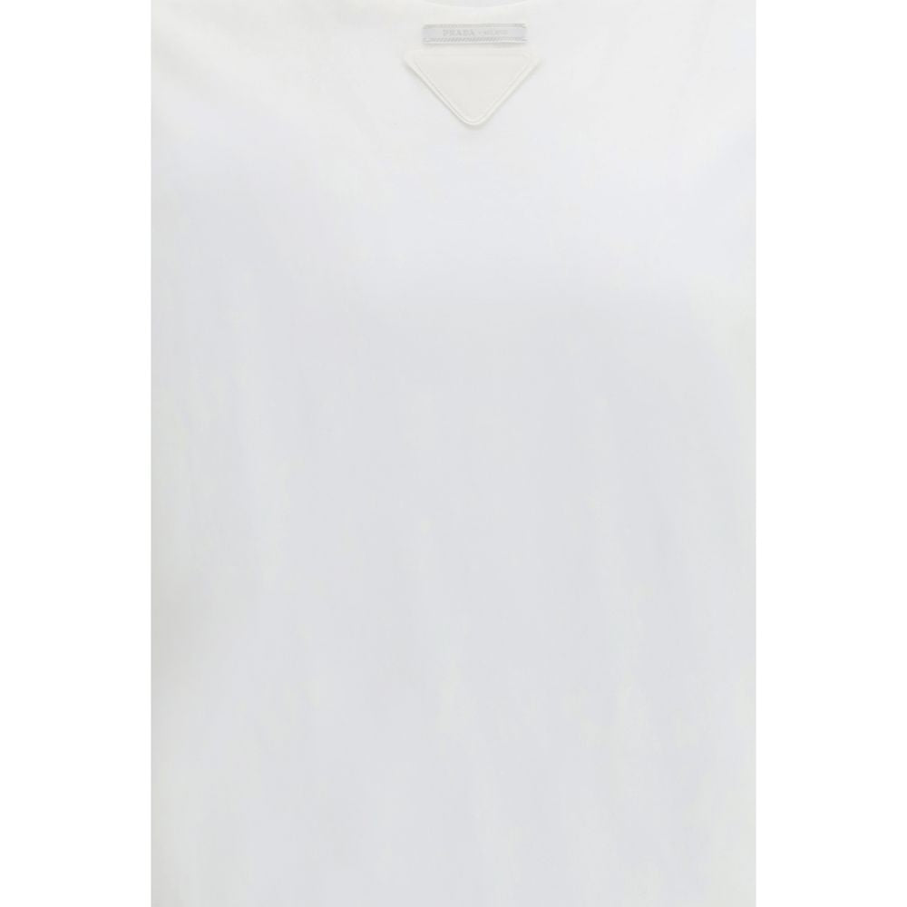 Prada Weißes Baumwoll-T-Shirt