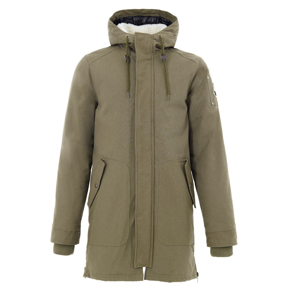 Moose Knuckles Grüner Parka aus Baumwolle