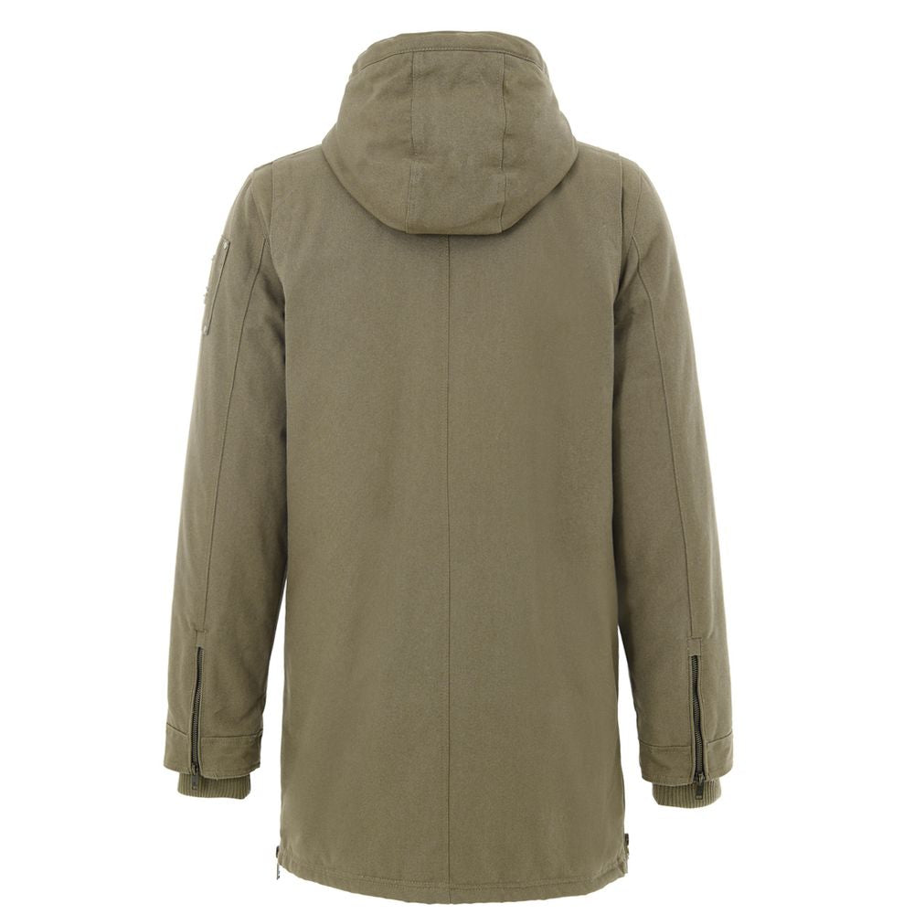 Moose Knuckles Grüner Parka aus Baumwolle