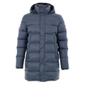 Moose Knuckles Grauer Nylonmantel