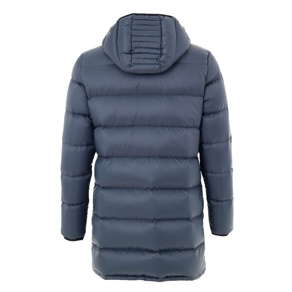 Moose Knuckles Grauer Nylonmantel