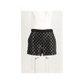 Gucci Schwarze Bermuda-Shorts aus Viskose