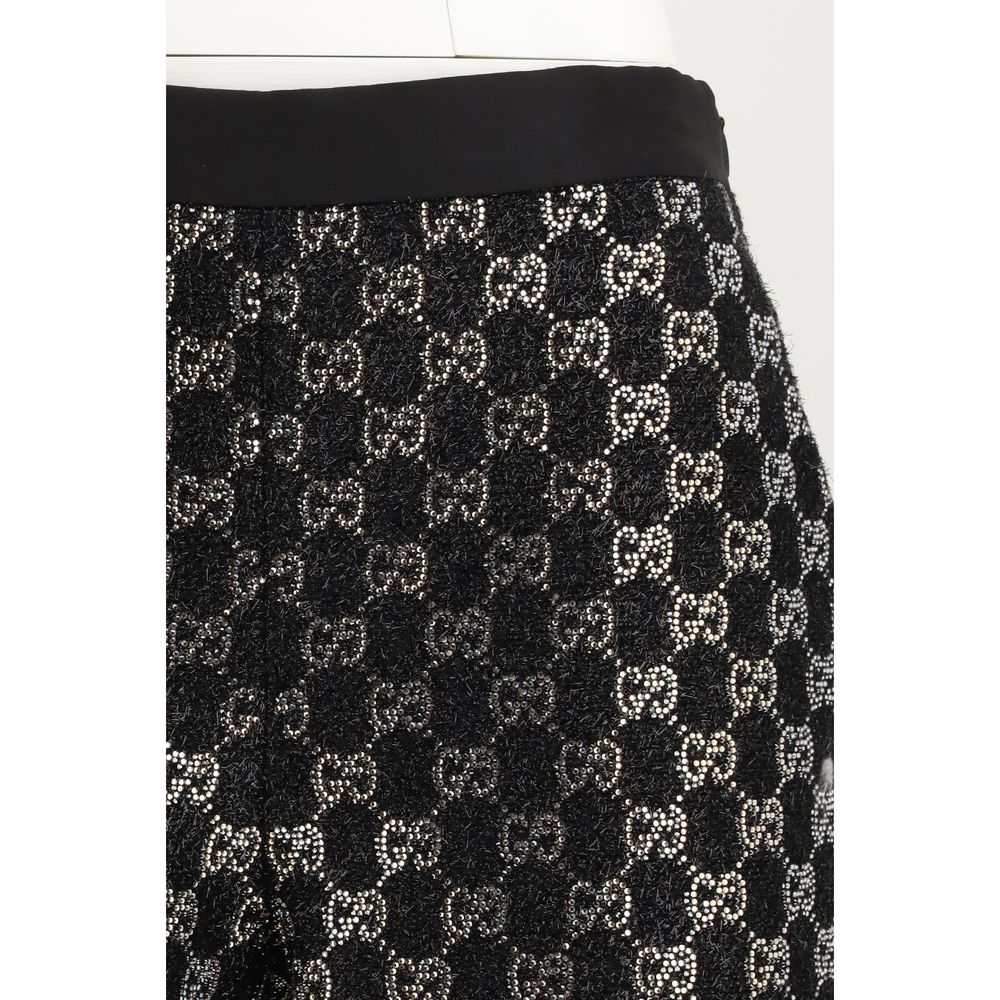 Gucci Schwarze Bermuda-Shorts aus Viskose