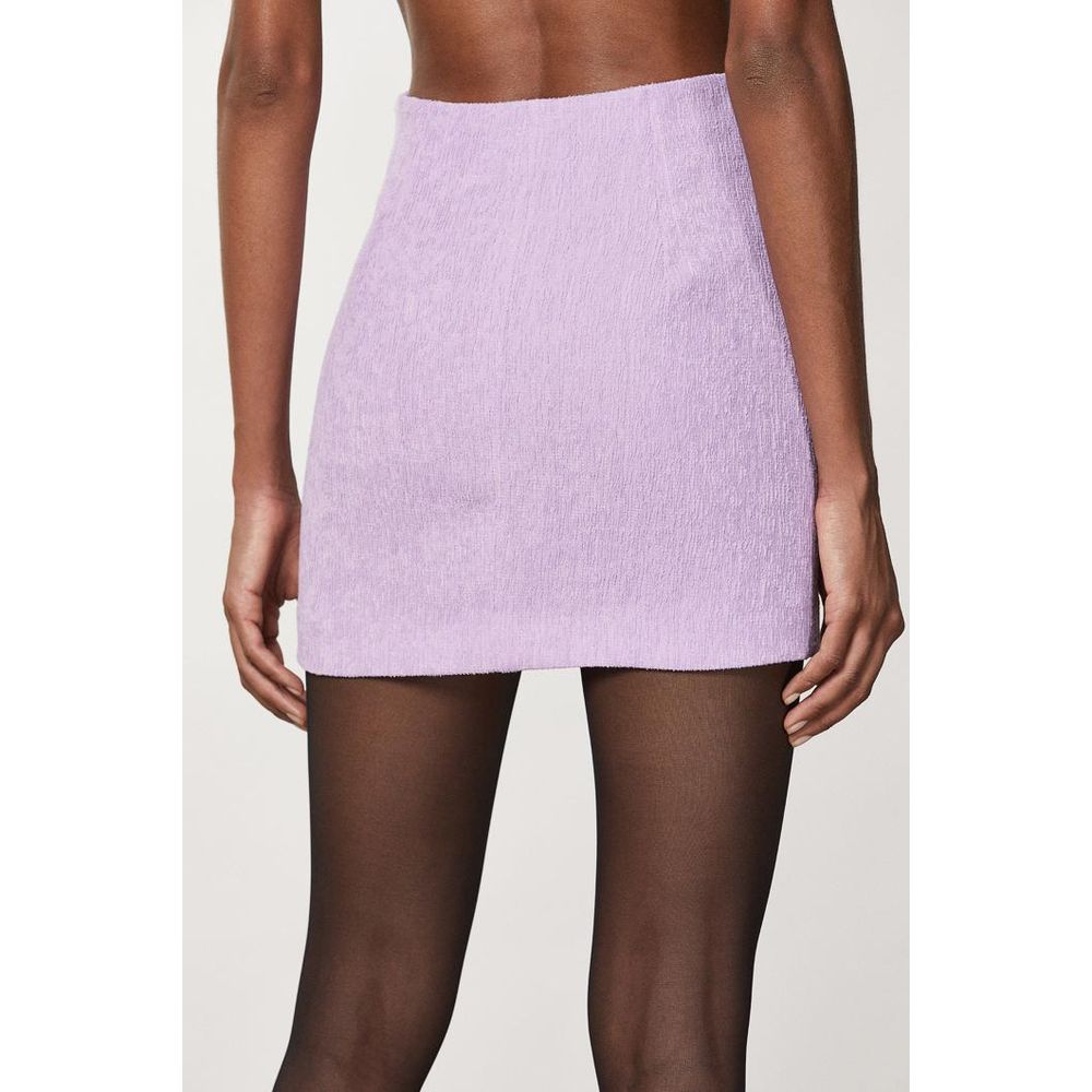 Patrizia Pepe Lila Miniröck aus Polyester