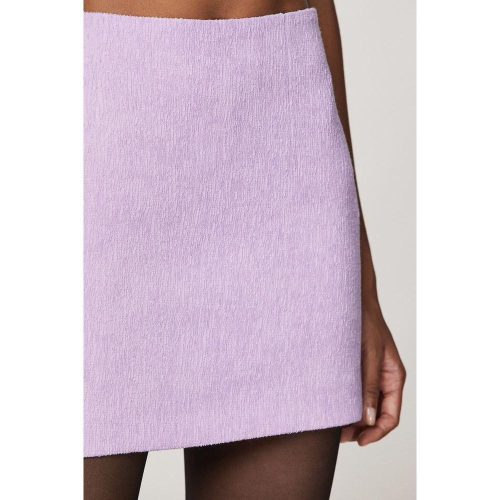 Patrizia Pepe Lila Miniröck aus Polyester