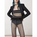 Patrizia Pepe Schwarze Tanktops aus Polyester