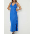 Patrizia Pepe Blaues Viskose-Freizeitkleid