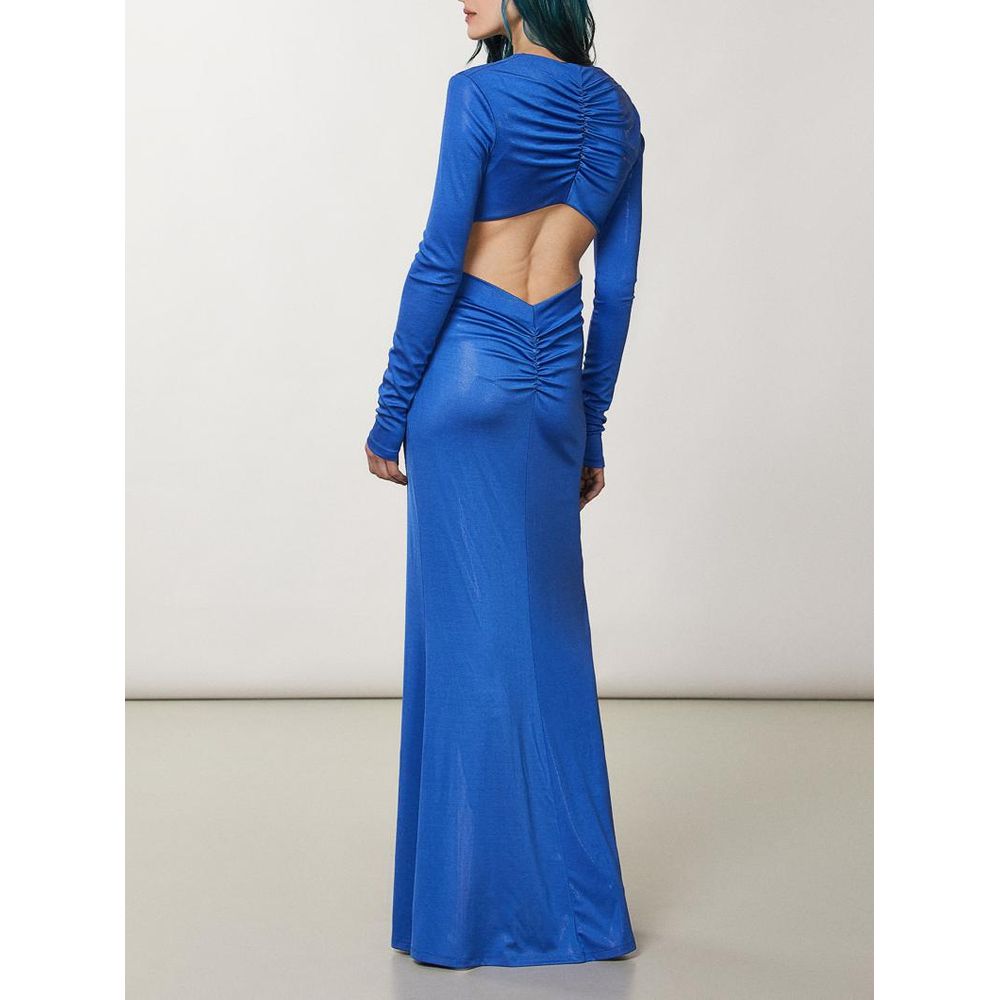 Patrizia Pepe Blaues Freizeitkleid aus Polyester