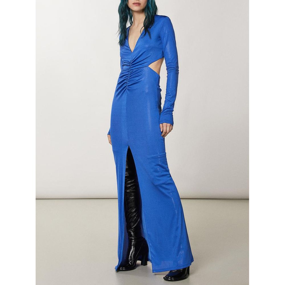 Patrizia Pepe Blaues Freizeitkleid aus Polyester