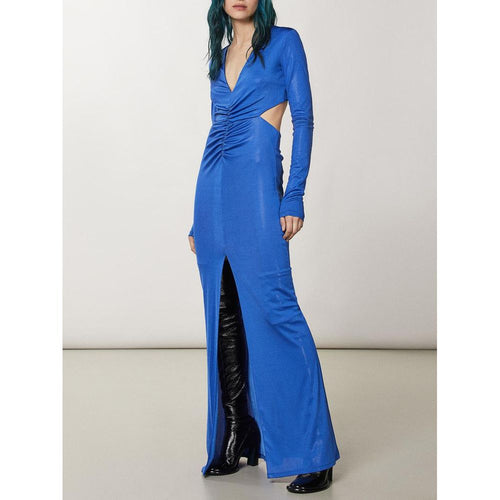 Patrizia Pepe Blaues Freizeitkleid aus Polyester