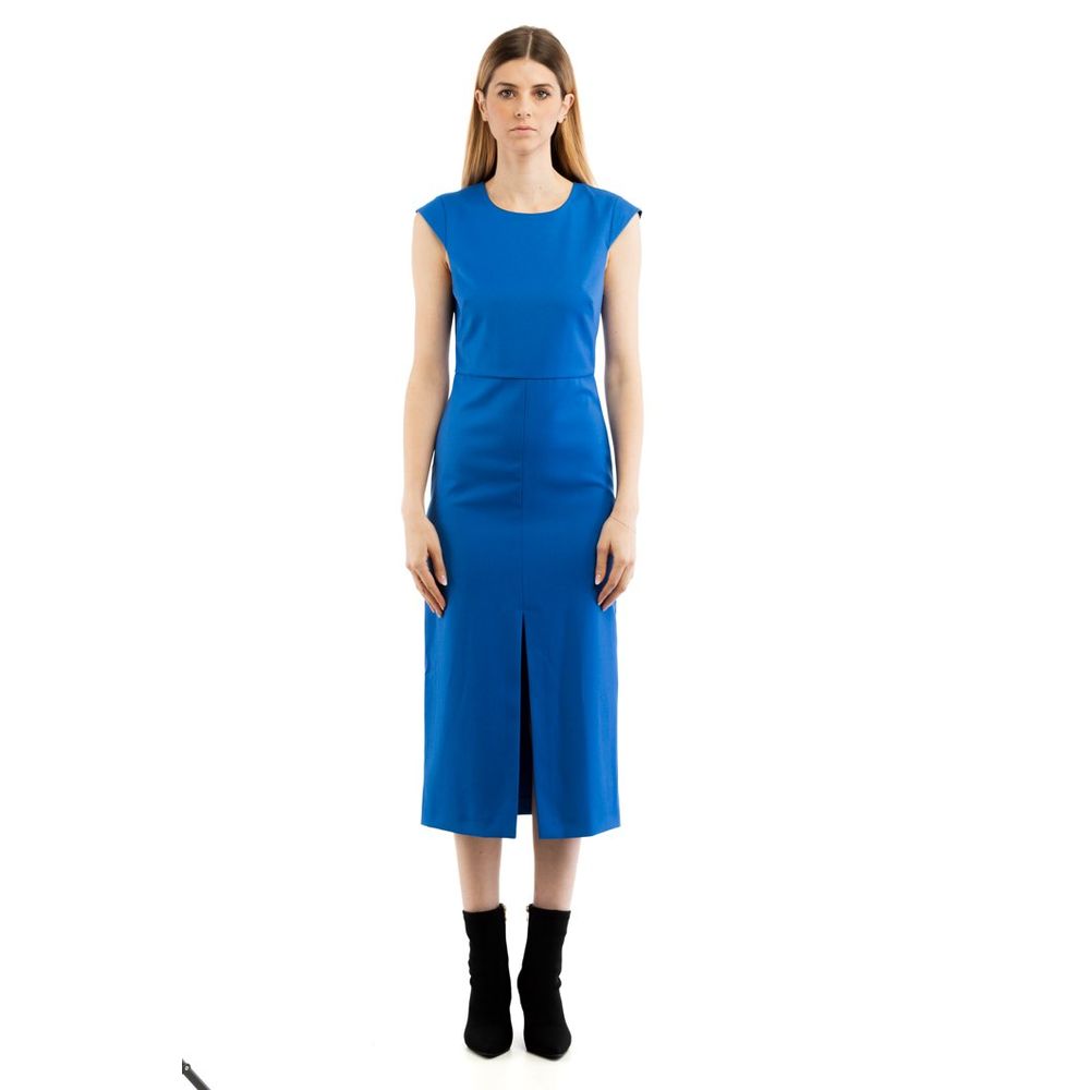 Patrizia Pepe Blaues Freizeitkleid aus Polyester