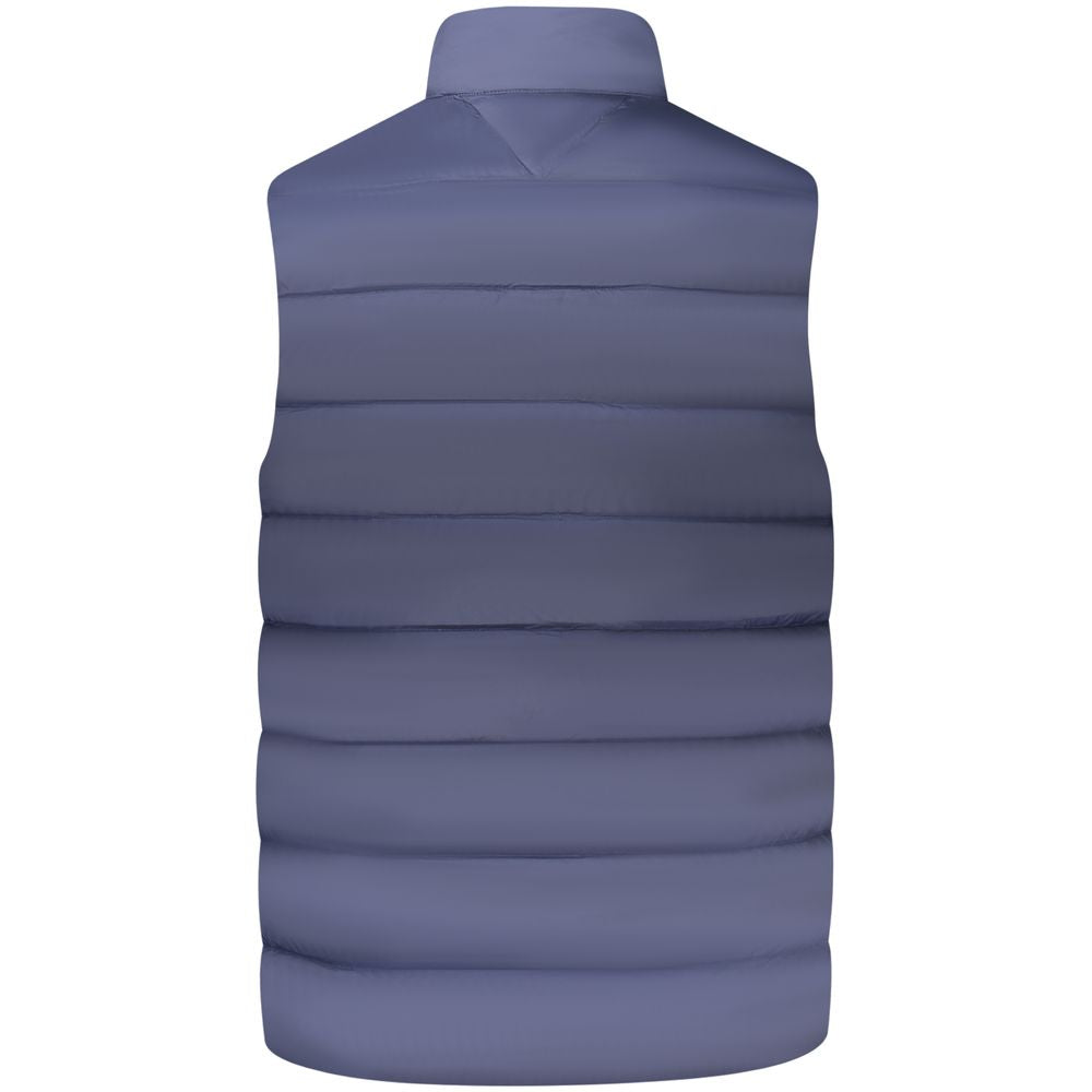 Tommy Hilfiger Men's Sleeveless Blue Nylon Jacket